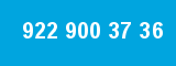 922 900 37 36 922 900 37 36